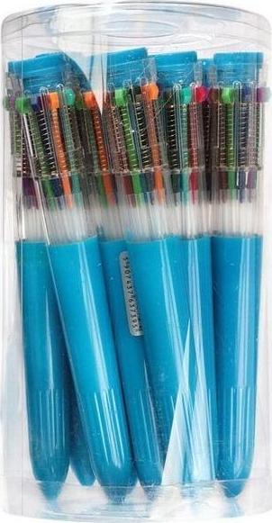 Titanum Długopis 10 kolorowy mix (12szt)