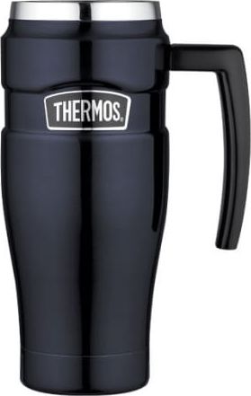 Thermos Wodoszczelny termokubek z uchwytem Thermos 0,47l - ciemnoniebieski