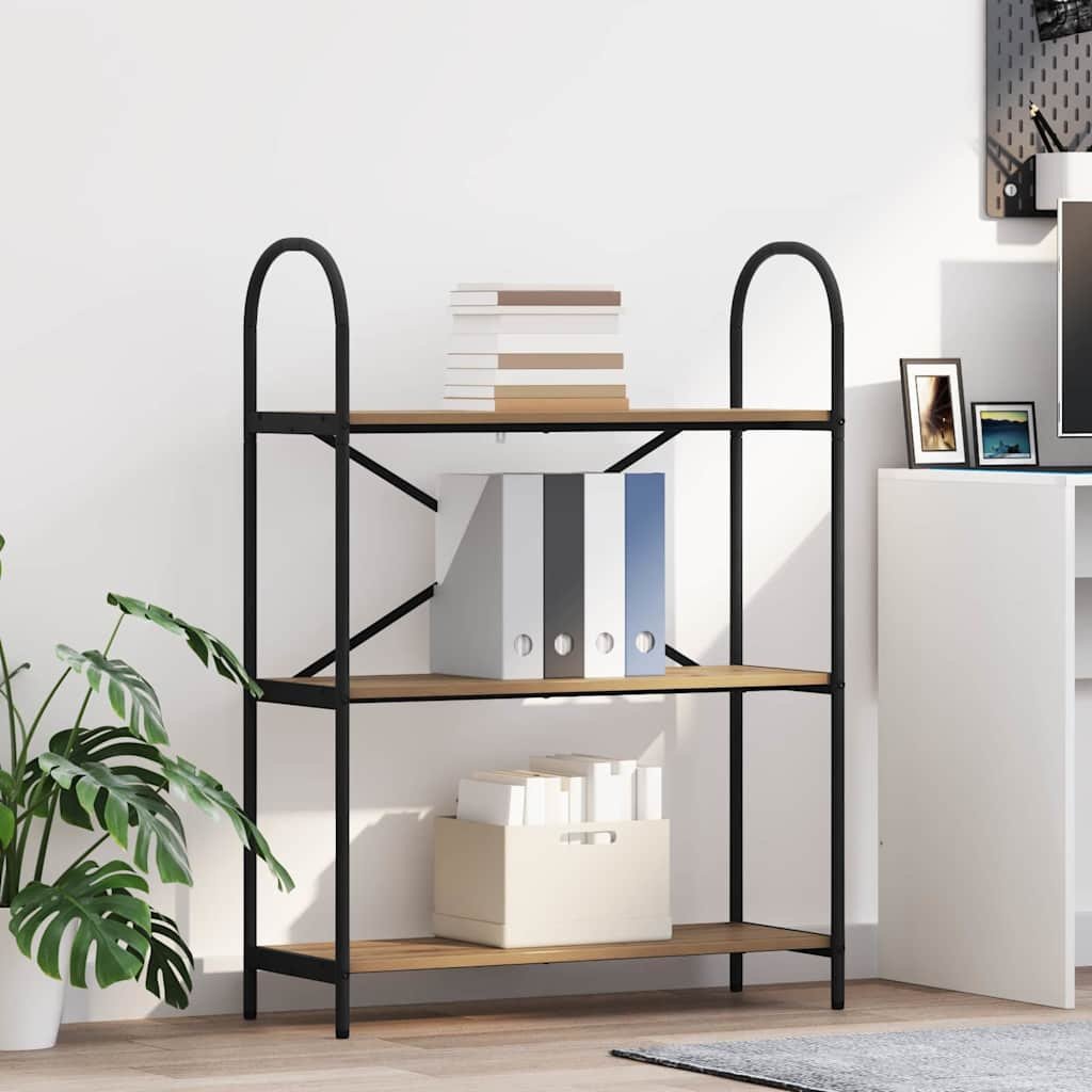 vidaXL Półka na książki dąb artisan 80 x 30 x 109 cm