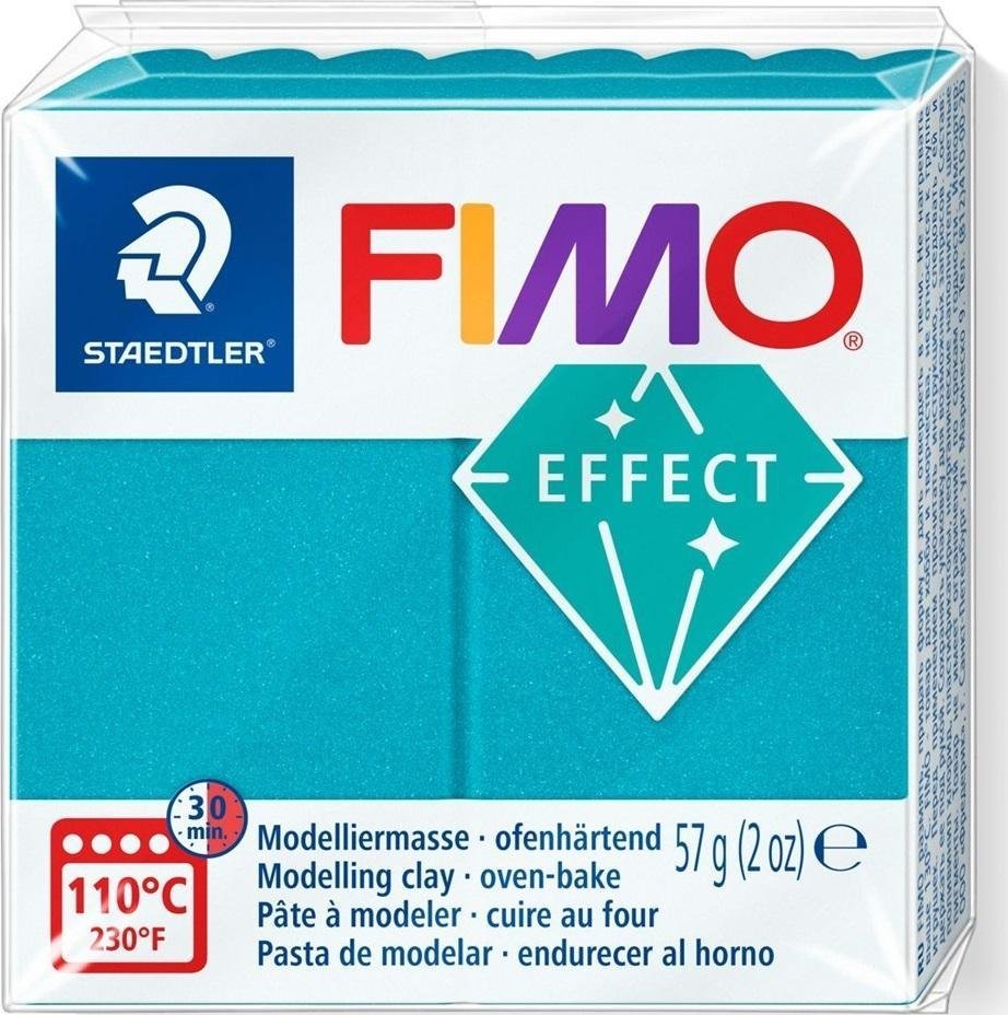 Masa termoutwardzalna Fimo 57g turkusowy metal