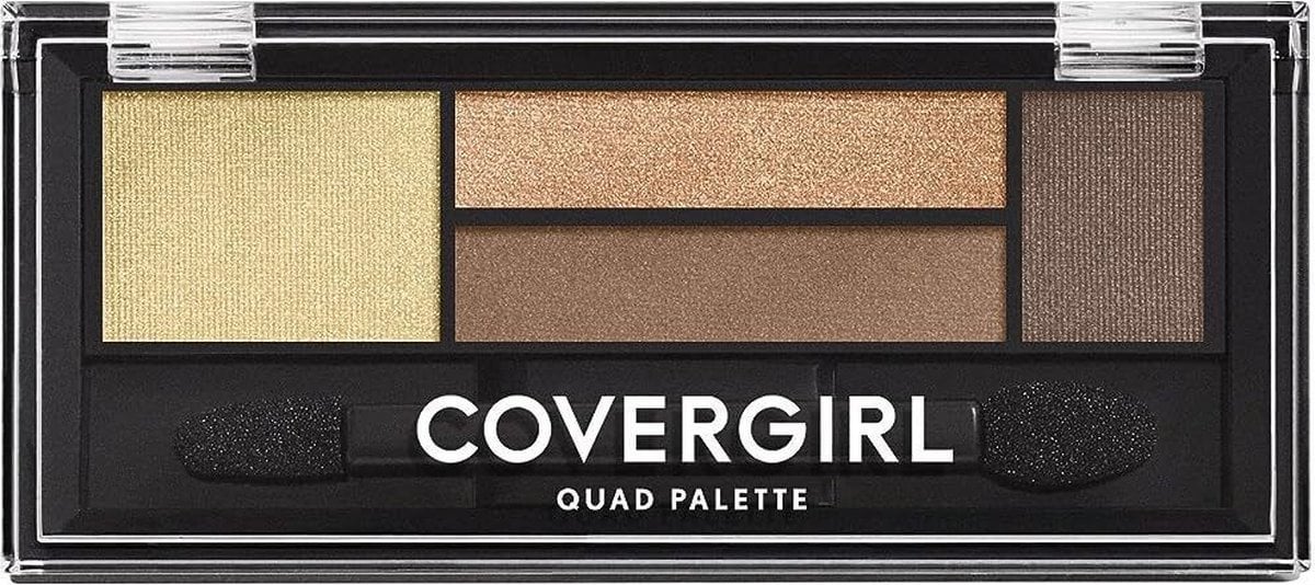 Covergirl, Quad, Eyeshadow Palette, 705, Go For The Golds, 4 Shades, 1.8 g For Women