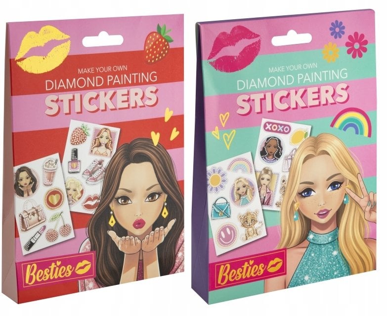 CCG Besties diamentowe naklejki 12szt 140048 48151