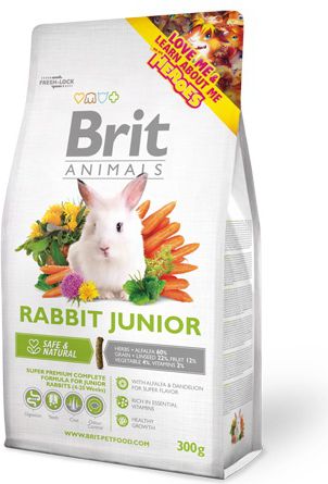 Brit ANIMALS 300g KRÓLIK JUNIOR COMPLETE