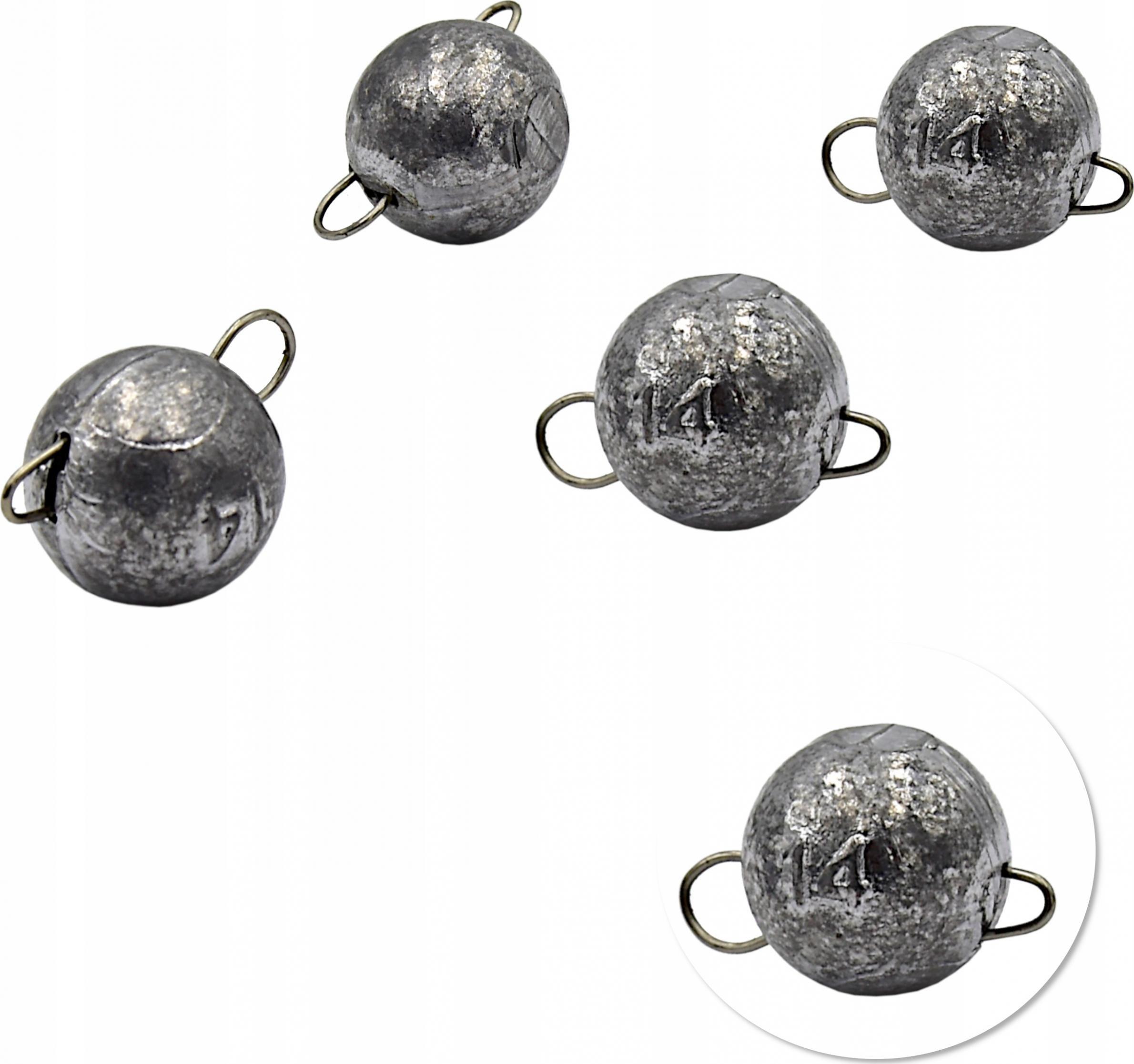 ZHIBO Czeburaszka główka ołowiana składana 14 g - 5 szt