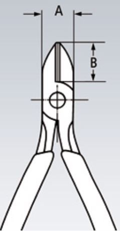 Knipex Obcinaczki boczne precyzyjne 0,3-1,3mm dł.115mm Cu (77 32 115)