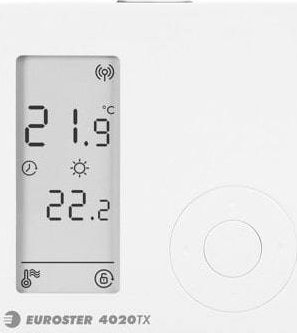 Euroster Regulator temperatury Euroster E4020TXRX bezprzewodowy 4020 TXRX biały