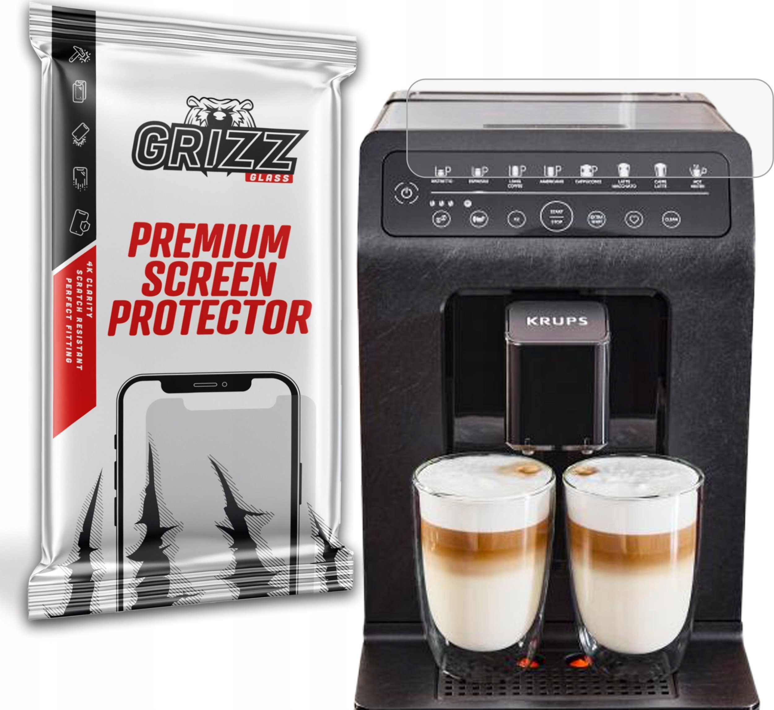 GrizzGlass Folia matowa GrizzGlass PaperScreen do Krups Evidence EA8908