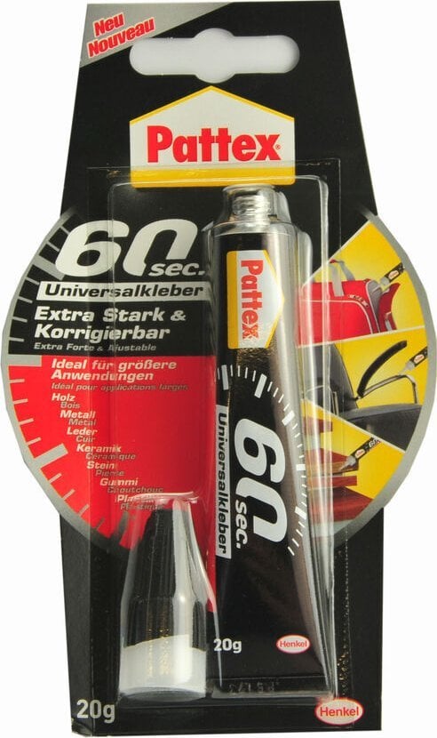 Pistolet do kleju Pattex Pattex Universalkleber 60 Sekunden,Tube mit 20g