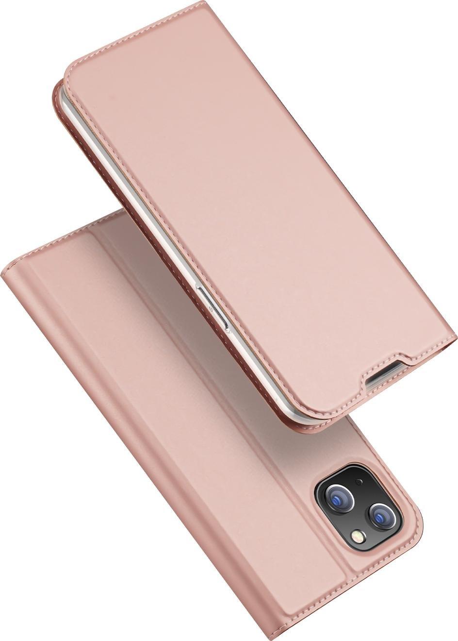 Dux Ducis Skin Pro kabura etui pokrowiec z klapką iPhone 14 Max różowy