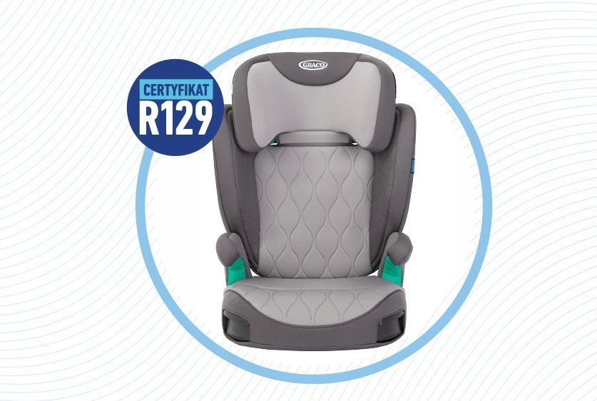 Fotelik samochodowy Graco Graco Affix i-Size - fotelik automobilinis 100-150 cm | Iron