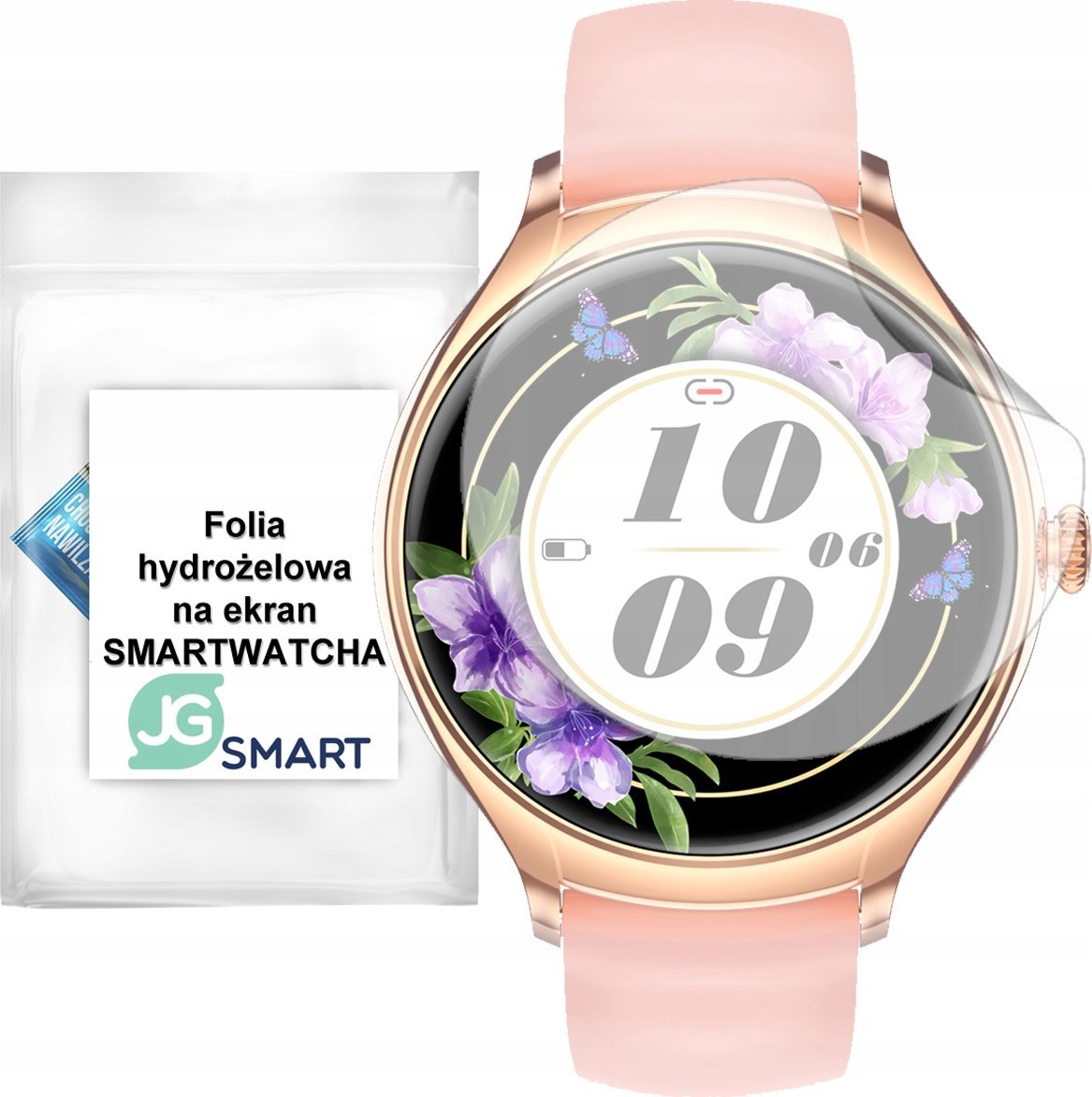 Folia ochronna hydrożelowa na ekran smartwatcha