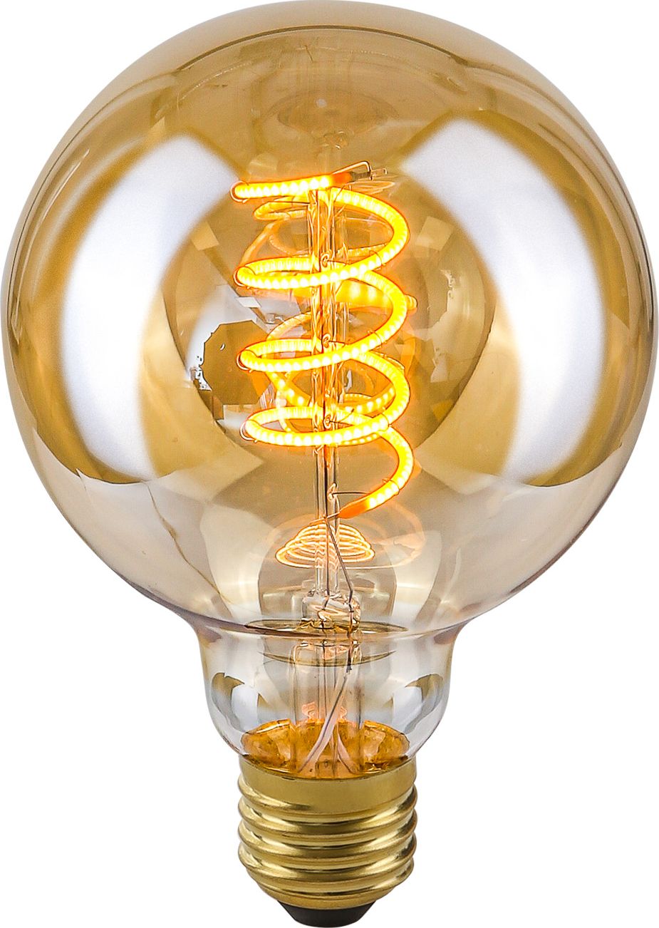 Italux Bursztynowa żarówka edison E27 4W ciepła Italux LED LDS-G95-SA