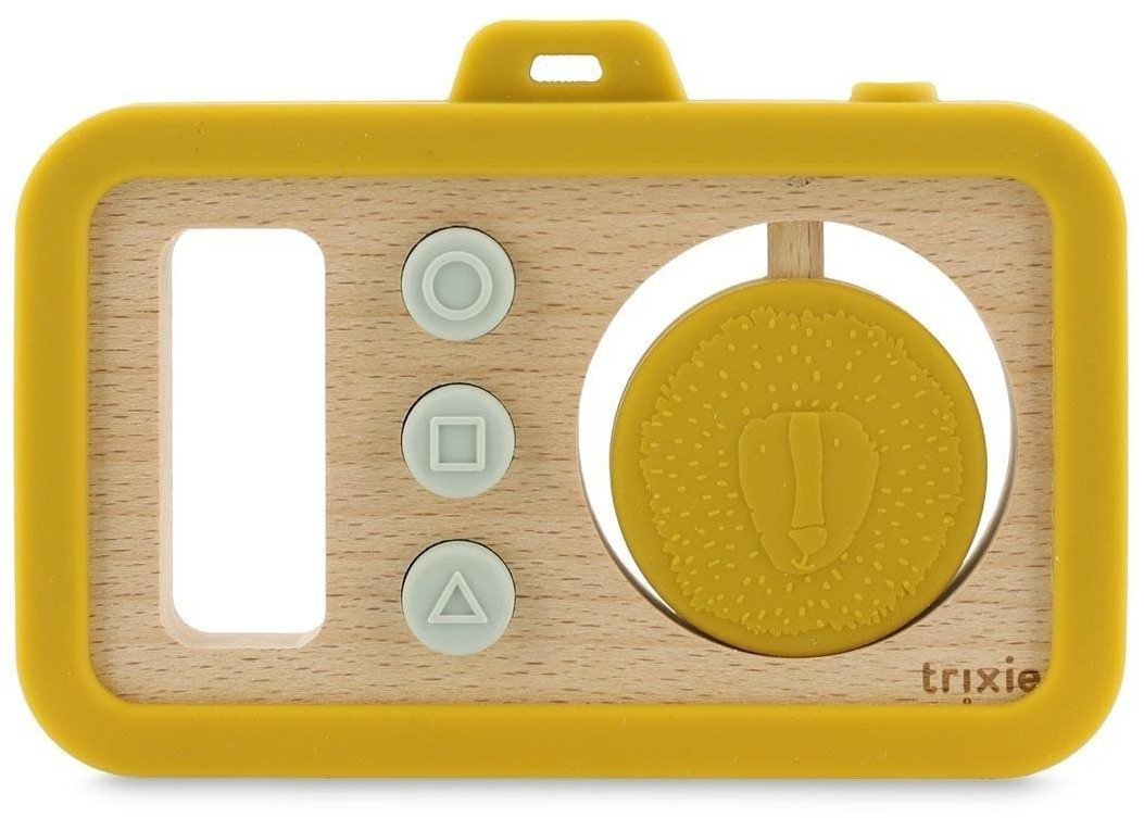 Drewniany silikonowy aparat dla niemowląt