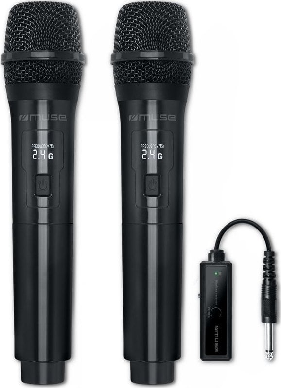 Muse | Pack 2 Wireless Microphones | MC-50 WI | Black