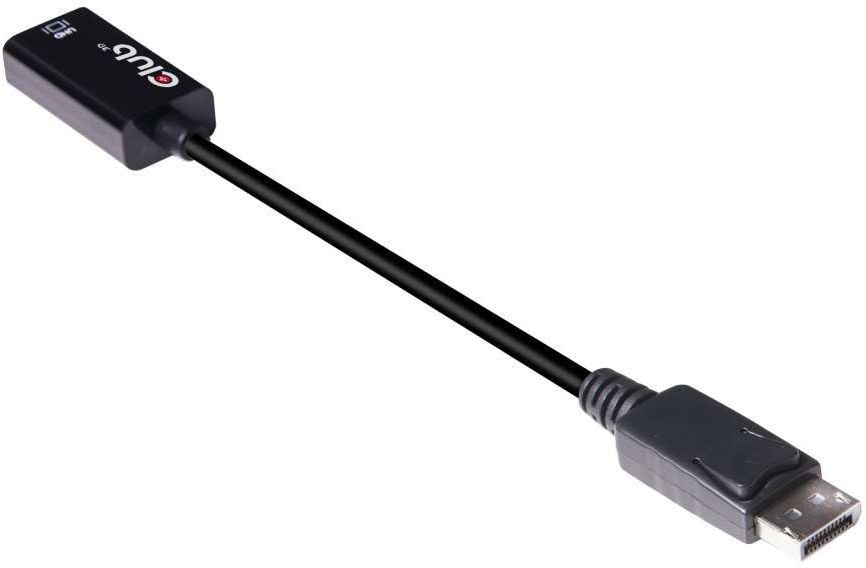 Kabel Club 3D DisplayPort - HDMI 0.2m czarny (CAC-1080)