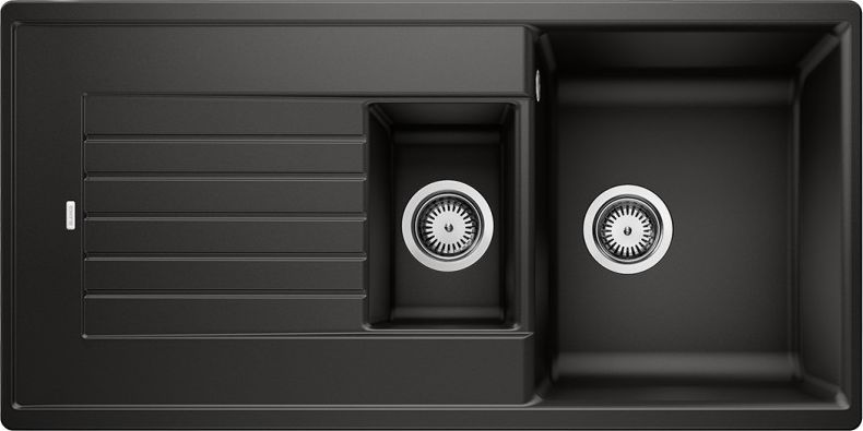 Zlewozmywak Blanco Zia 6 S Silgranit PuraDur Czarny odwracalny