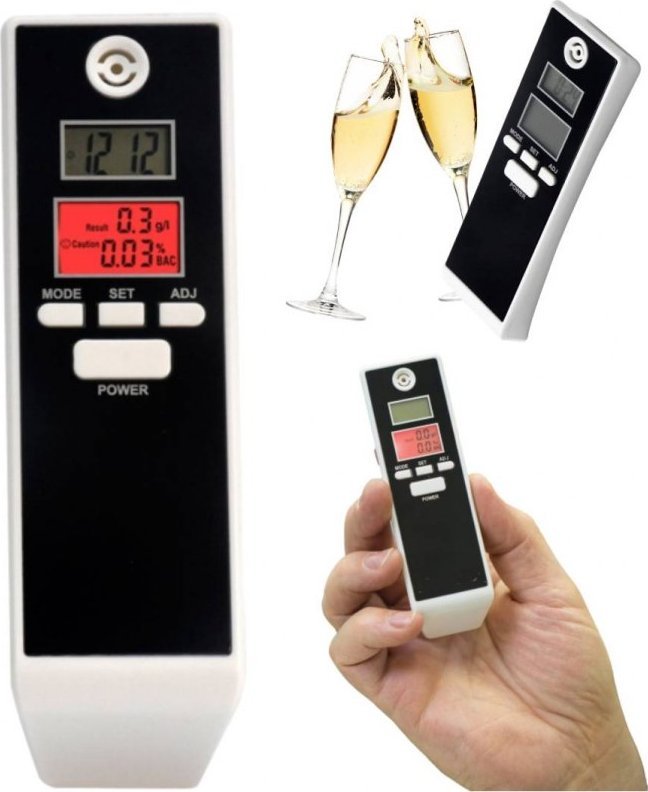 PrzydaSie Alkomat Bezustnikowy Cyfrowy Precyzyjny Termometr