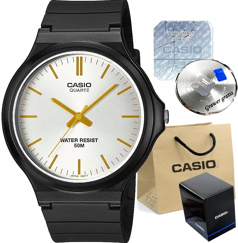 Zegarek Casio Zegarek męski TARRO-7E3 z GRAWEREM