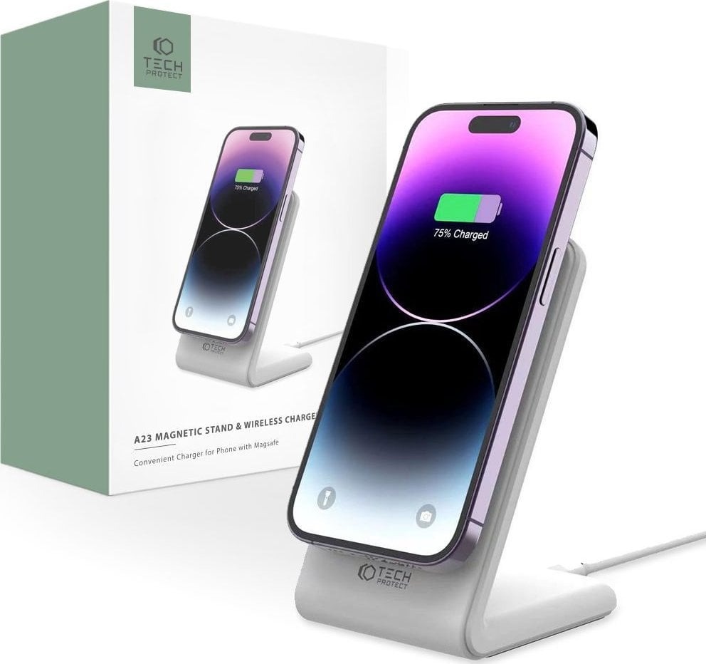 Ładowarka Tech-Protect Indukcyjna 1x USB-A 1x USB-C 2 A (THP2025)