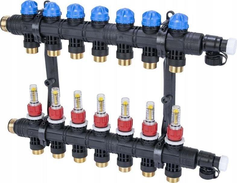 Afriso Rozdzielacz ProCalida EF1 K 7 obiegów grzewczych, G1, 0,2÷1,6 l/minA