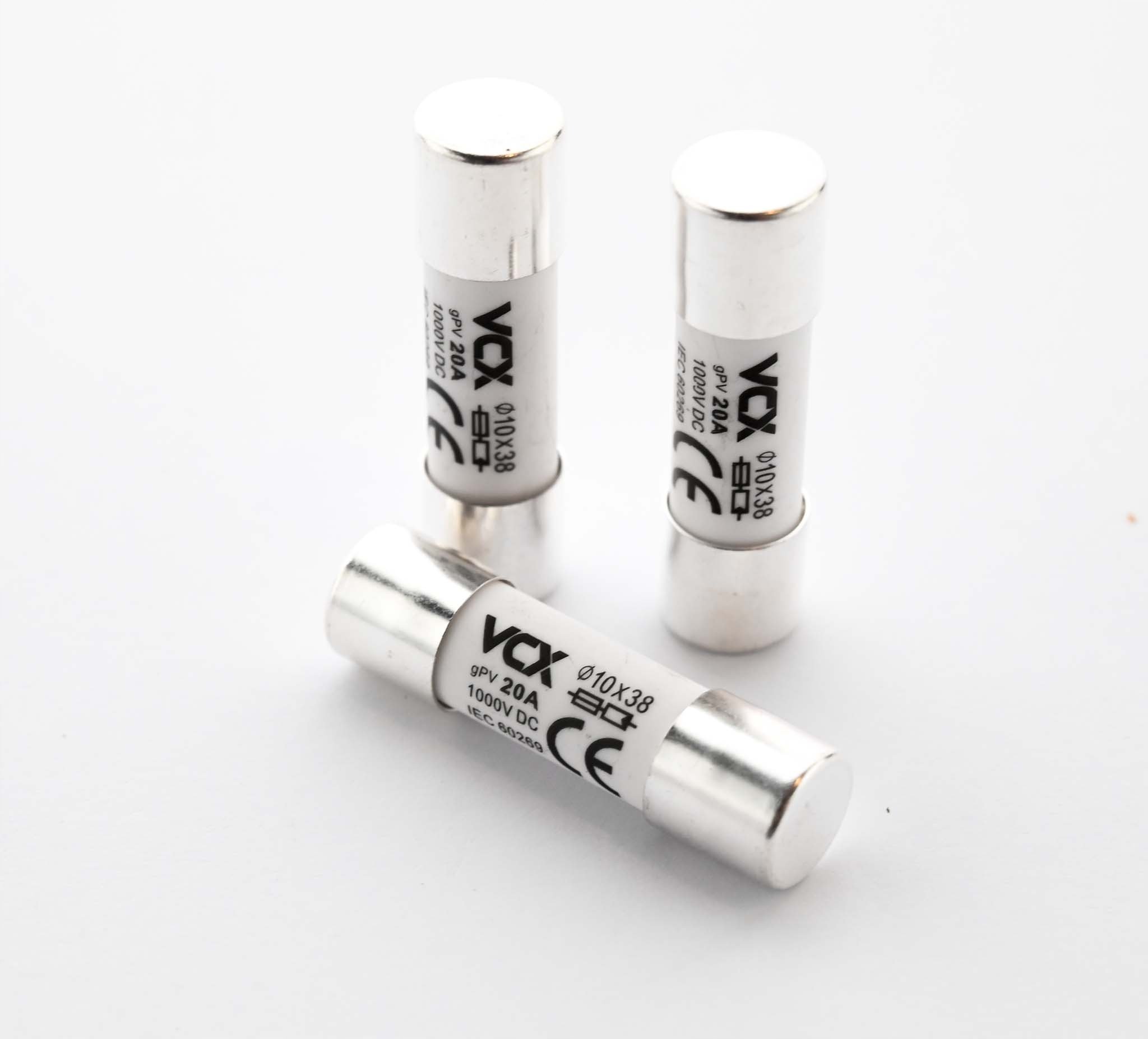 Wkładka bezpiecznikowa gPV 10x38 20A DC VCX CF 10PV 20A