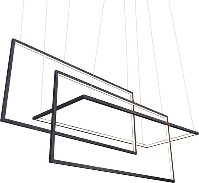 Lampa wisząca Azzardo Lampa sufitowa czarna AZzardo METRIC LED AZ2914