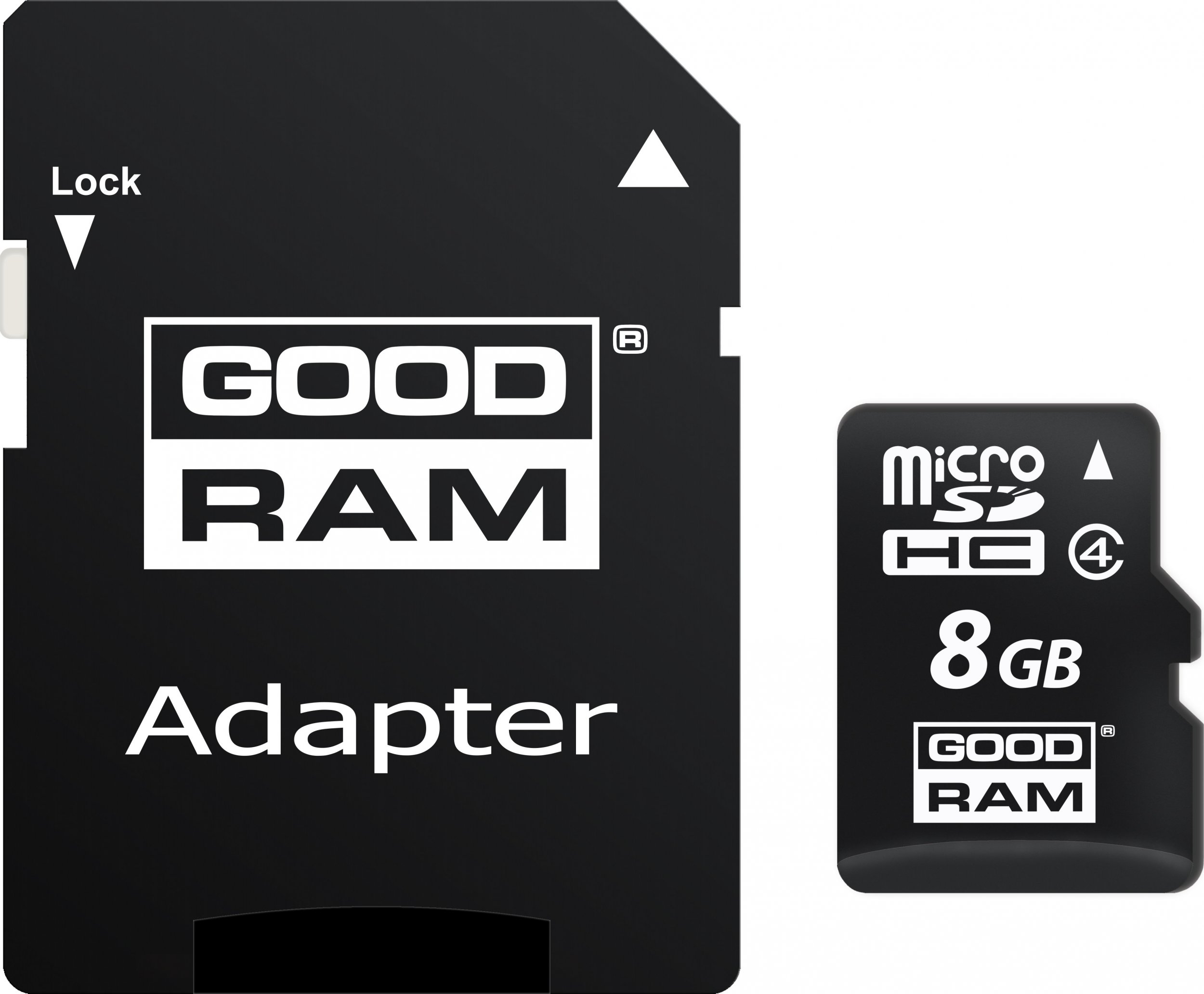Karta GoodRam microCARD MicroSDHC 8 GB Class 4 (M40A-0080R11)