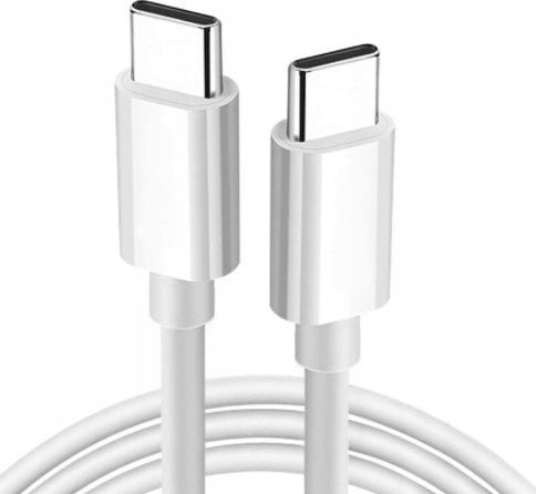 Kabel USB Jellico USB-C - USB-C 1 m Biały (6974929200893)