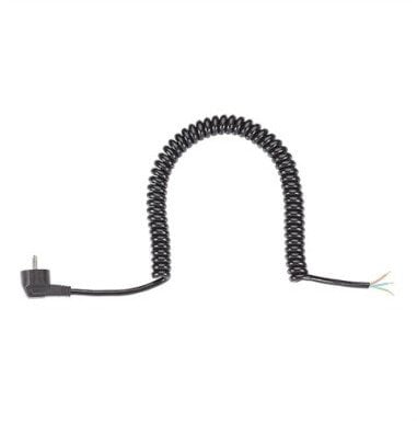 Kabel spiralny BACHMANN 1-4m czarny, H05VV-F 3G1.5mm AEH/CEE7/7