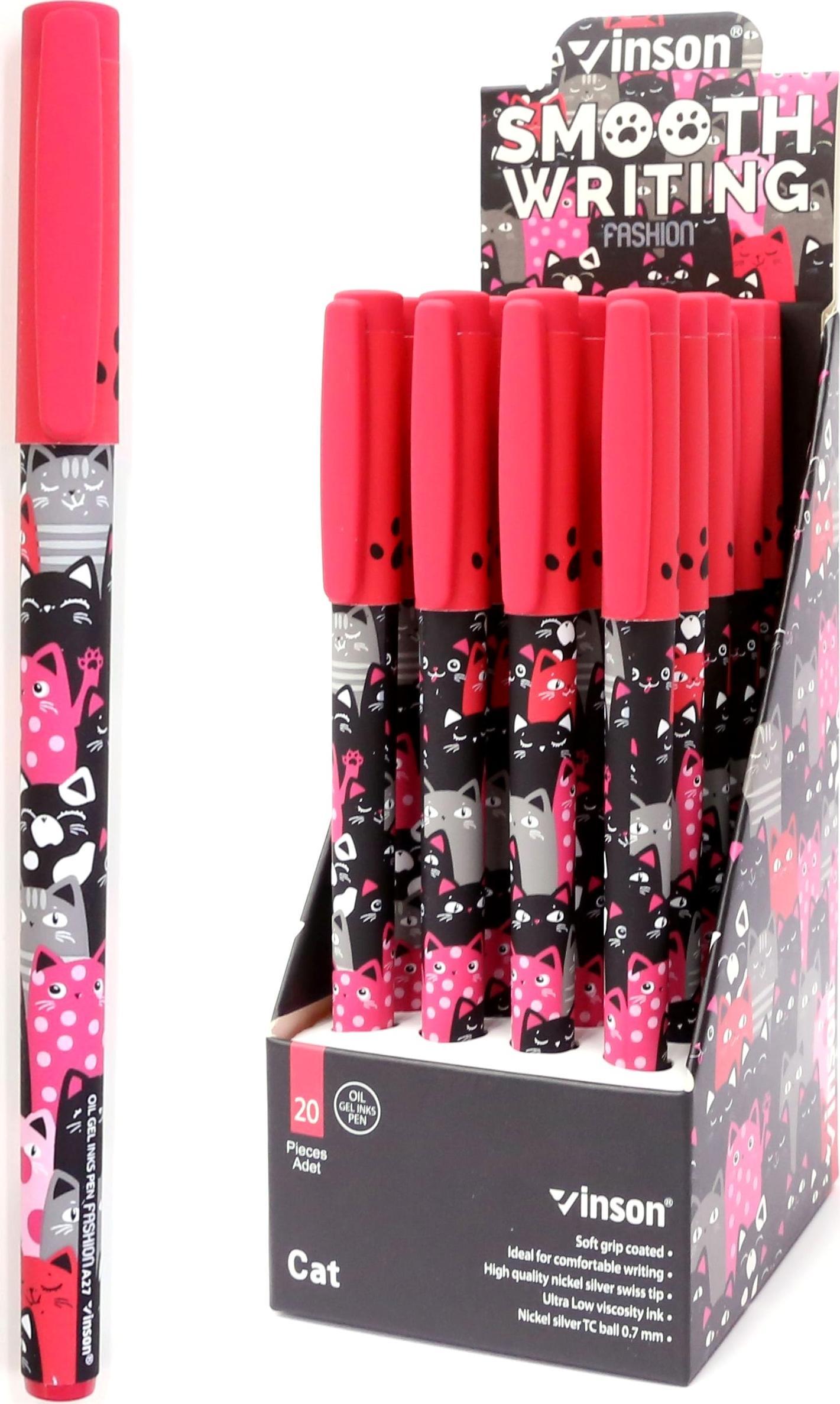 Titanum Długopis Vinson Koty v2 0,7mm 20 szt DISPLAY