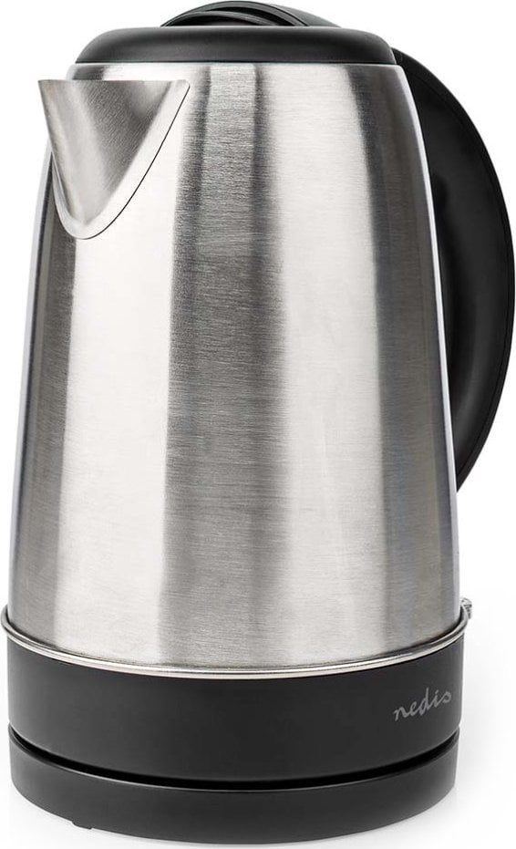 Czajnik Nedis Nedis KAWK340EAL czajnik elektryczny 1,7 l 2200 W Aluminium, Czarny