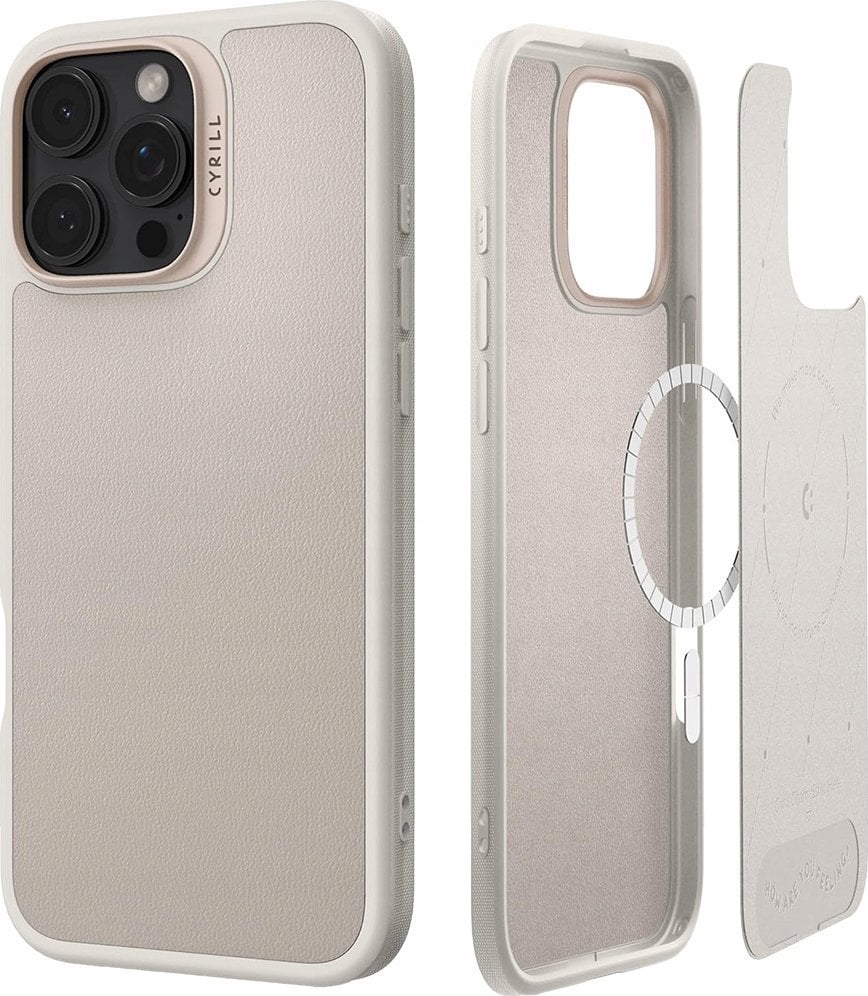 Spigen Cyrill Kajuk MagSafe, cream - iPhone 16 Pro Max