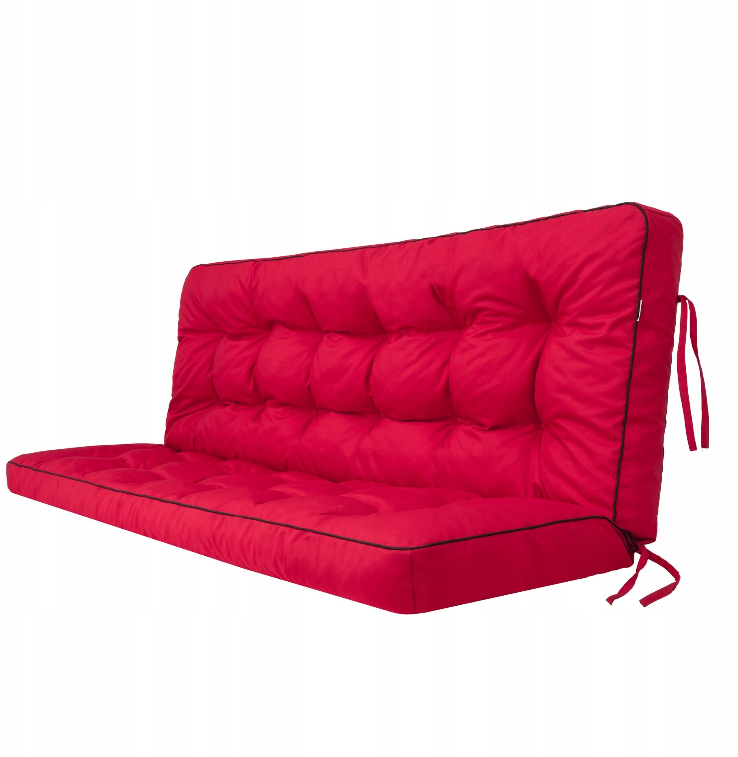 120 cm PODUSZKA POLA BEZ JAŚKÓW CZERWONA