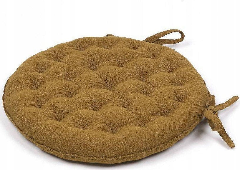 TODAY Poduszka na krzesło okrągła Secession, bawełniana, Ø 40 cm