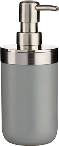 Dozownik do mydła dozownik do mydła 350 ml 9 x 8 x 17 cm stal nierdzewna szary/srebrny