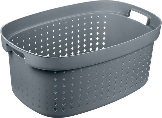 Kosz na pranie Plast Team 42L szary (TEA000467)