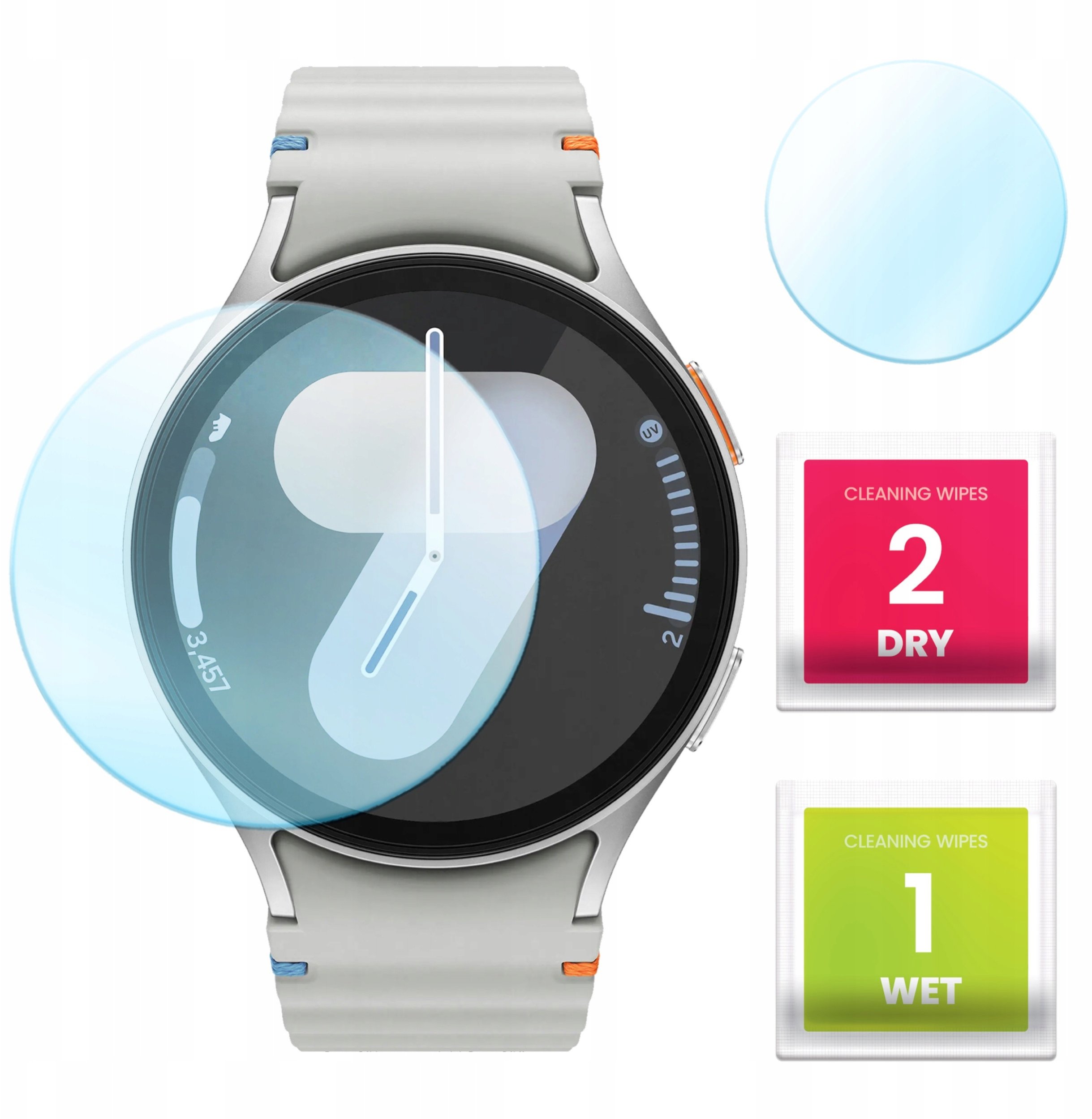 Szkło Hybrydowe do Samsung Galaxy Watch 7 (44 mm) (Szkiełko, Ochronne)