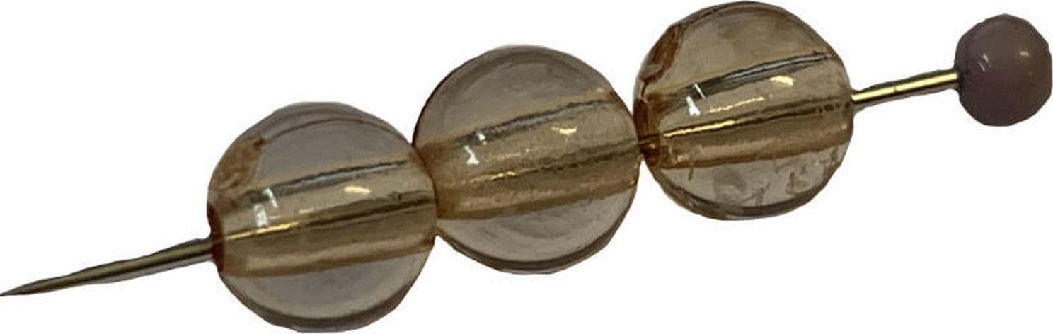 kufer-pasmanteria.pl Korale Akrylowe Kula 10mm (14szt) J. Beż