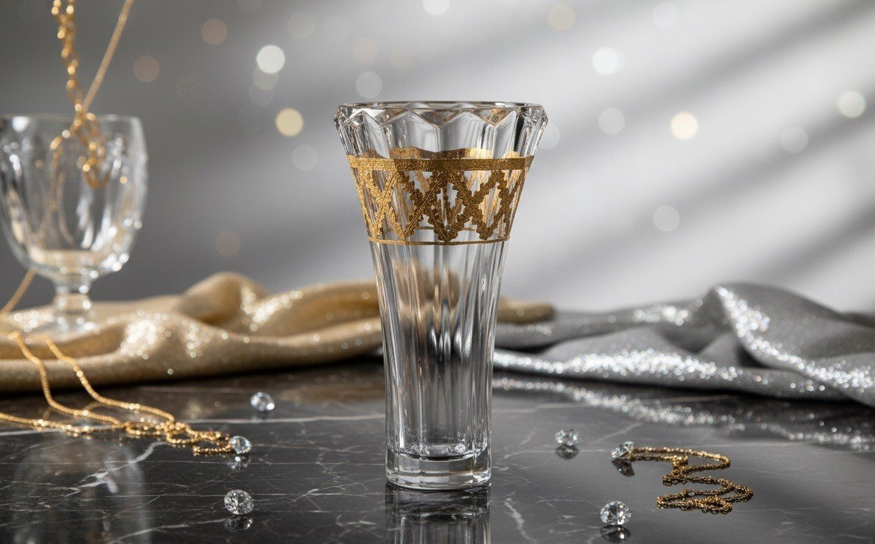 Wazon kryształowy 28 cm Picadelli