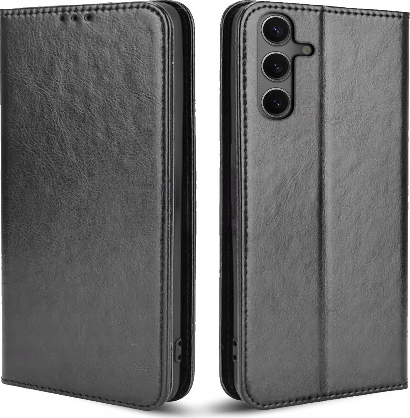 Hello Case Etui Book Magnetic Skórzane Samsung Galaxy S24 (Czarne)