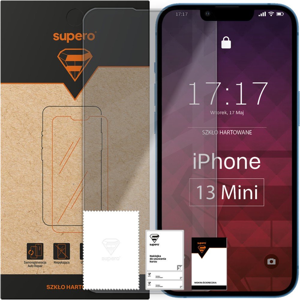 Szkło hartowane Supero do iPhone 13 Mini