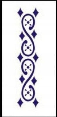 Szablon zmywalny 6x28cm