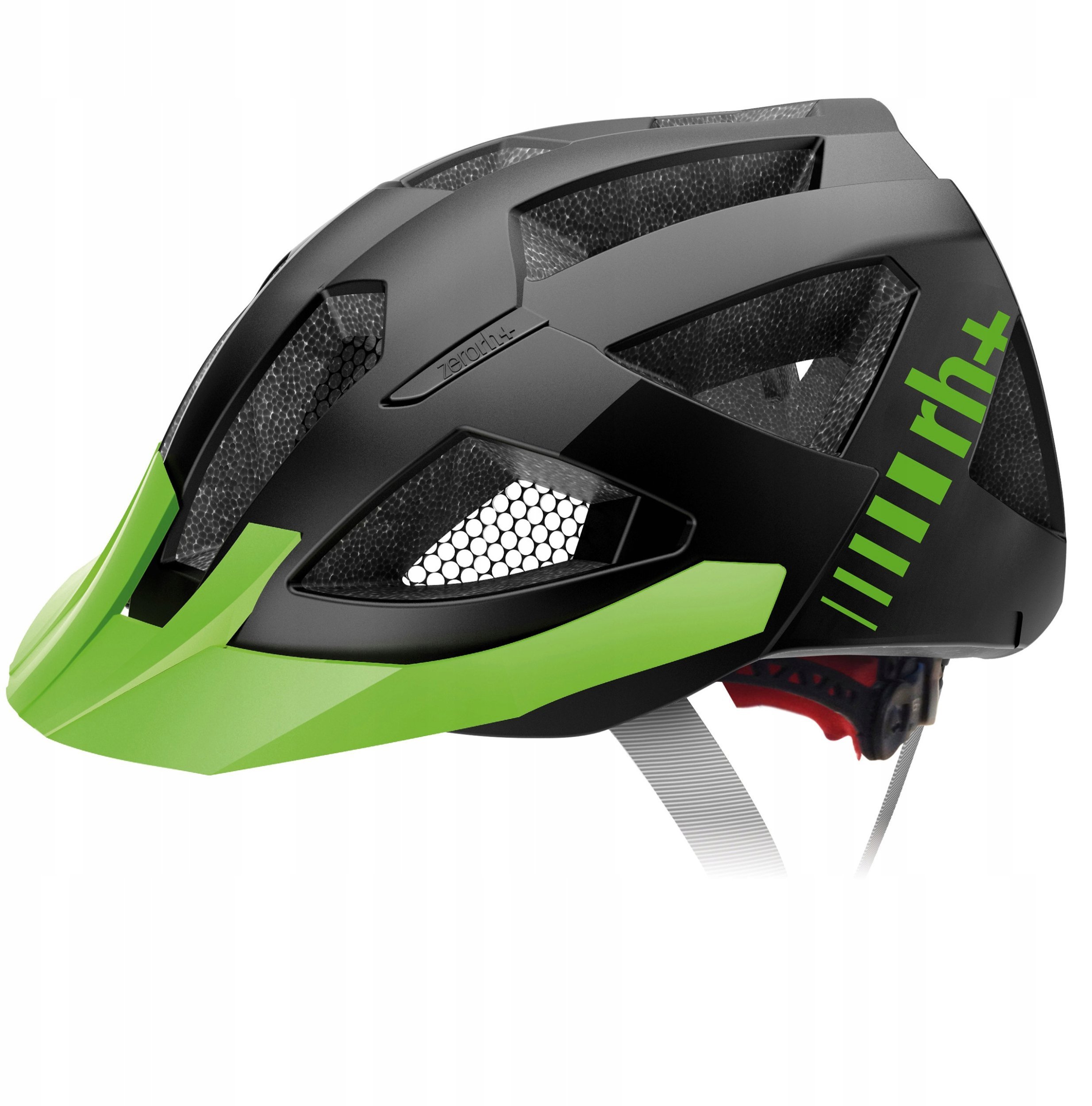 Kask rowerowy zeroRH+ BLACK COMBO MATT BLACK - ACID GR XS/M