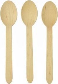 Arpex Łyżki drewniane 8szt