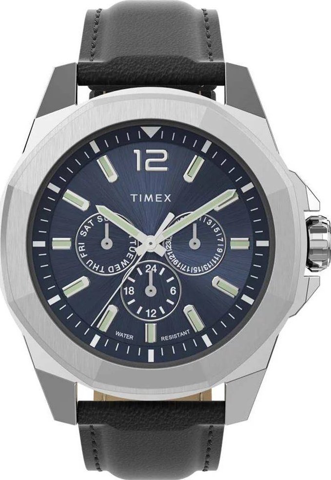Zegarek Timex Zegarek Timex Essex TW2V43200 męski srebrny