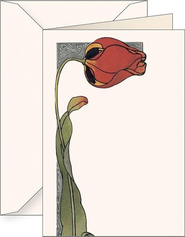 Karnet B6 + koperta 5604 Tulipan