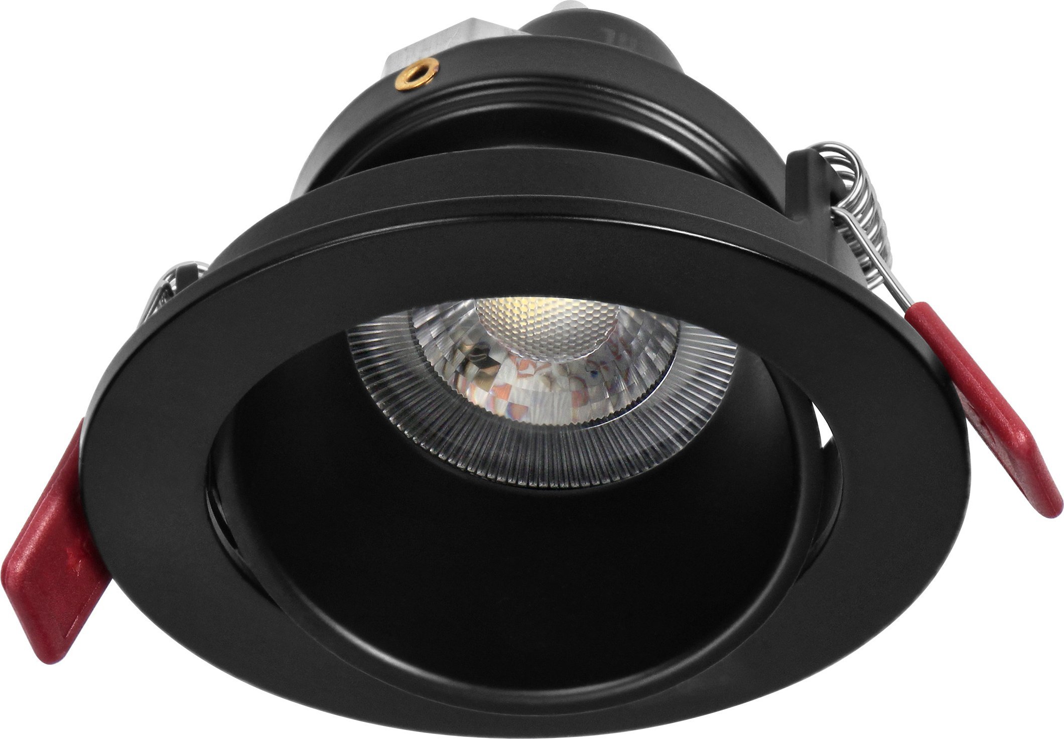 Orno FONDI RC ramka dekoracyjna oprawy punktowej, MR16/GU10 max. 50W, okrągła, stała, aluminiowa, czarna