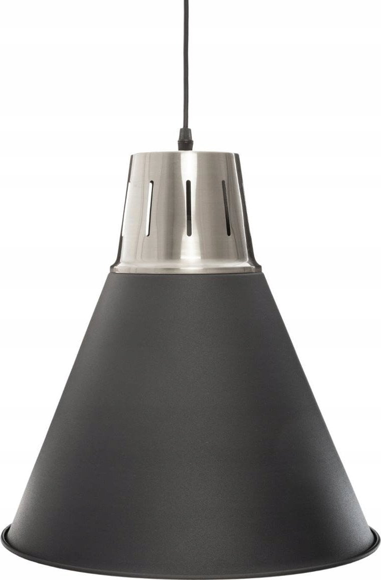 Atmosphera Lampa wisząca z kloszem w kształcie stożka, Ø 33 cm, czarna