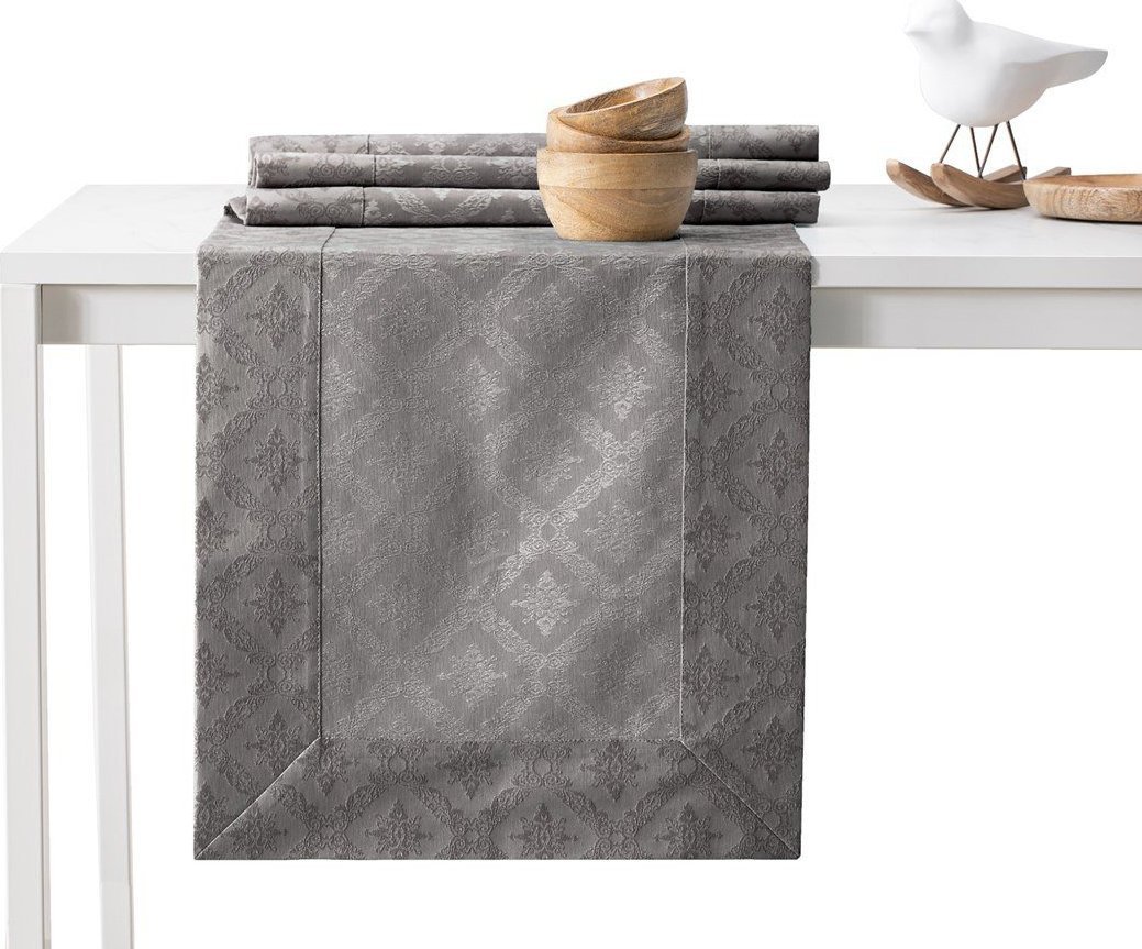 Decoking DecoKing Bieżnik bawełniany MAYA mankiet 30X100 kawowy