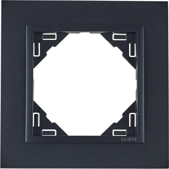 Efapel animato ramka 1-krotna czarny/czarny 90910 KRR